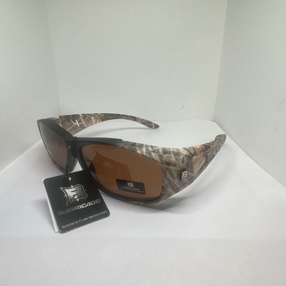 Barricade Polarized Fit Over Sunglasses Camo Wrap Around